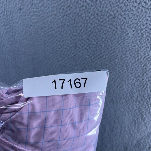 Ralph Lauren Shirt Men's Medium Pink Plaid Plaid Checkered Button Down Pony NEW - Picture 12 of 12